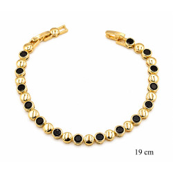 Bransoletka miedź pozłacana 14k - MF42686