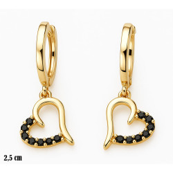 Kolczyki miedź pozłacana 14k - MF42669