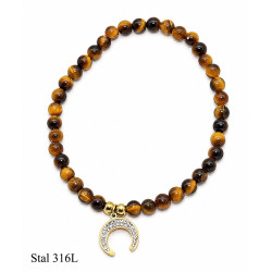 Bransoletka Merebilo Stal 316L [ oko tygrysa ] - MF42469B
