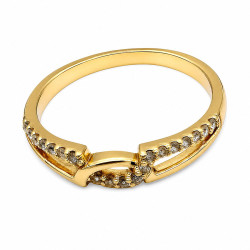 Pierścionek Xuping pozłacany 18k - MF40889
