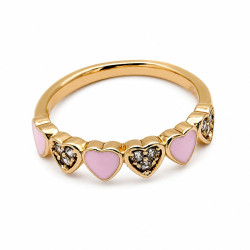 Pierścionek Xuping pozłacany 18k - MF40948