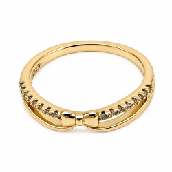 Pierścionek Xuping pozłacany 18k - MF40944