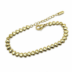 Bransoletka CM miedź pozłacana 14k - MF42679