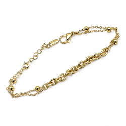 Bransoletka CM miedź pozłacana 14k - MF42872