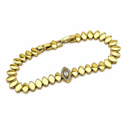 Bransoletka CM miedź pozłacana 14k - MF42739