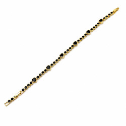Bransoletka CM miedź pozłacana 14k - MF42780
