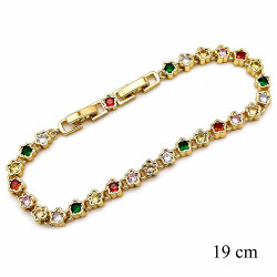 Bransoletka CM miedź pozłacana 14k - MF42775