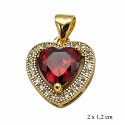 Przywieszka CM miedź pozłacana 14k - MF42826