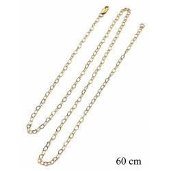 Naszyjnik CM miedź pozłacana 14k - MF42980