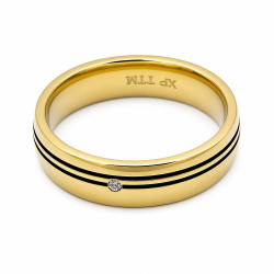 Pierścionek Xuping Stal 316L - MF40837