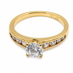 Pierścionek Xuping pozłacany 18k - MF40831
