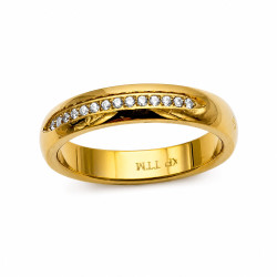 Pierścionek Xuping Stal 316L - MF40771