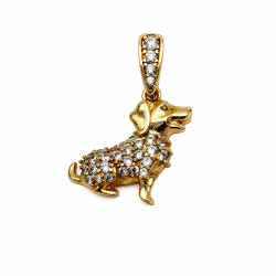 Przywieszka Xuping pozłacana 18k [2,5x1,5 cm] - MF40595