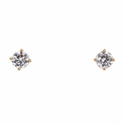 Kolczyki Xuping pozłacane 18k [ 0,6 cm ] - MF40608
