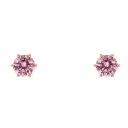Kolczyki Xuping pozłacane 18k [ 0,7 cm ] - MF40877