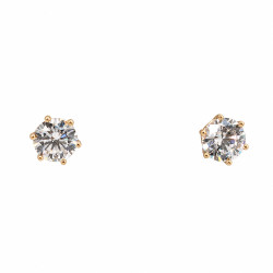 Kolczyki Xuping pozłacane 18k [ 0,6 cm ] - MF40866