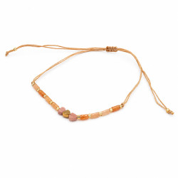 Bransoletka Stal 316L [ topaz ] - MF42485-2