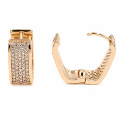 Kolczyki Xuping pozłacane 18k [ 1,7 cm ] - MF40992