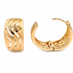 Kolczyki Xuping pozłacane 18k [ 2 cm ] - MF40718