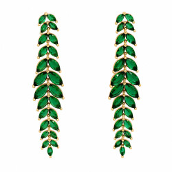Kolczyki Xuping pozłacane 18k [ 5,5 cm ] - MF40720