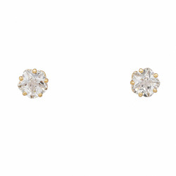 Kolczyki Xuping pozłacane 18k [ 0,5 cm ] - MF40875