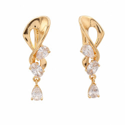 Kolczyki Xuping pozłacane 18k [ 3 cm ] - MF40842