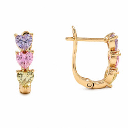 Kolczyki Xuping pozłacane 18k [ 1,5 cm ] - MF40765-1