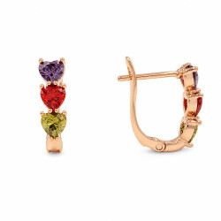 Kolczyki Xuping pozłacane 18k [ 1,5 cm ]  MF40765-3