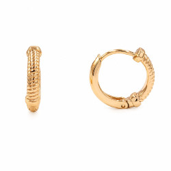 Kolczyki Xuping pozłacane 18k [ 1,5 cm ] - MF40784