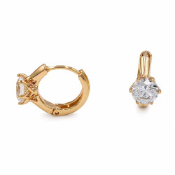 Kolczyki Xuping pozłacane 18k [ 1,3 cm] - MF40819-1