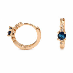 Kolczyki Xuping pozłacane 18k [ 1,3 cm] - MF40697-1