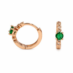 Kolczyki Xuping pozłacane 18k [ 1,3 cm] - MF40697-2