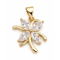 Przywieszka CM miedź pozłacana 14k [ 2,5 cm ] - MF41910