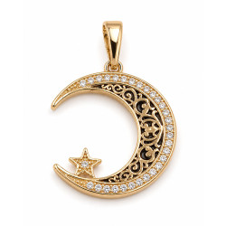 Przywieszka Xuping pozłacana 18k [ 2,5 cm ] - MF40123