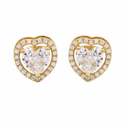 Kolczyki CM miedź pozłacana 14k [ 1,2 cm ] - MF42965