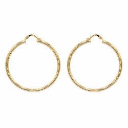 Kolczyki CM miedź pozłacana 14k [ 5 cm ] - MF42898