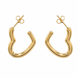 Kolczyki CM miedź pozłacana 14k [ 2,3 cm ] - MF42883