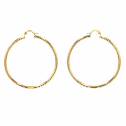 Kolczyki CM miedź pozłacana 14k [ 6 cm ] - MF42893