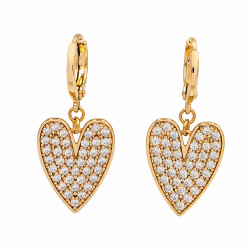 Kolczyki Xuping pozłacane 18k [ 3,2 cm ] - MF40748