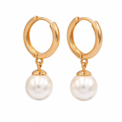 Kolczyki Xuping pozłacane 18k [ 3 cm ] - MF40593
