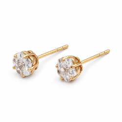 Kolczyki Xuping pozłacane 18k [ 5 mm ] - MF40859
