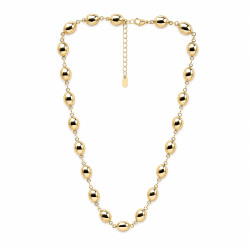 Naszyjnik CM miedź pozłacana 14k [45+5 cm ] - MF42770