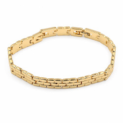 Bransoletka CM miedź pozłacana 14k [ 19 cm ] - MF44209