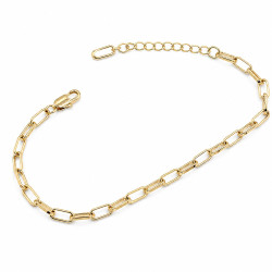 Bransoletka CM miedź pozłacana 14k [ 17+3 cm ]  - MF44044
