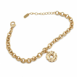 Bransoletka CM miedź pozłacana 14k [ 17+3 cm ]  - MF44043