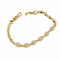 Bransoletka CM miedź pozłacana 14k [ 16+2 cm ]  - MF44030