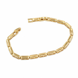 Bransoletka CM miedź pozłacana 14k [ 19 cm ]  - MF44210