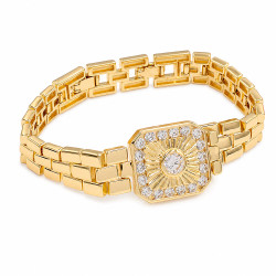 Bransoletka CM miedź pozłacana 14k [ 19 cm ] - MF44217