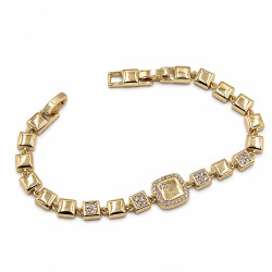 Bransoletka CM miedź pozłacana 14k [ 16+2 cm ] - MF44211