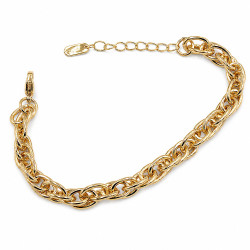 Bransoletka CM miedź pozłacana 14k [ 17+3 cm ] - MF44050